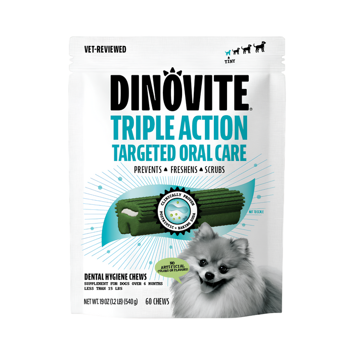 Dinovite Triple Action Dental Chews