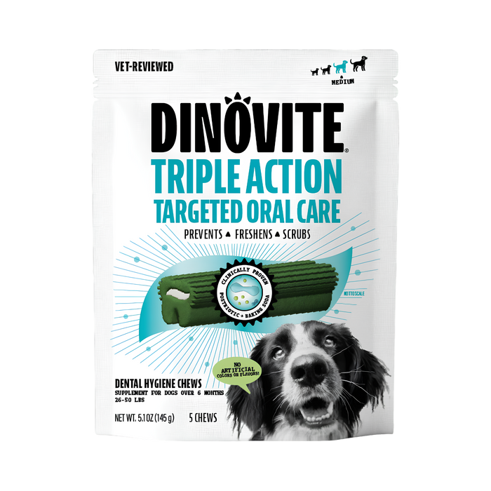 Dinovite Triple Action Dental Chews