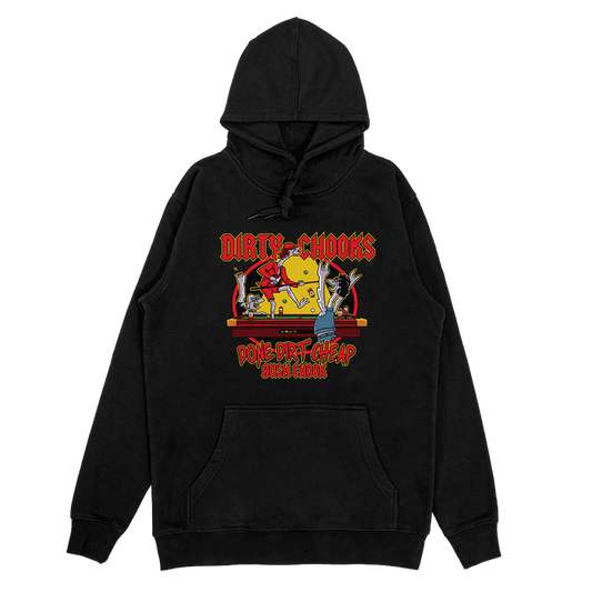 Dirty Chooks Hoodie Black Hoodie Bush Chook