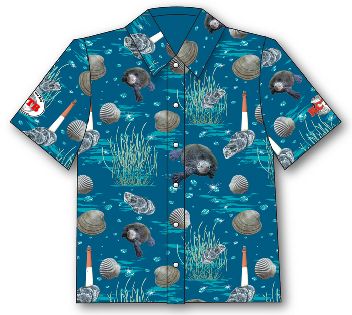 "Down by the Bay" Hawaiian Style Shirt