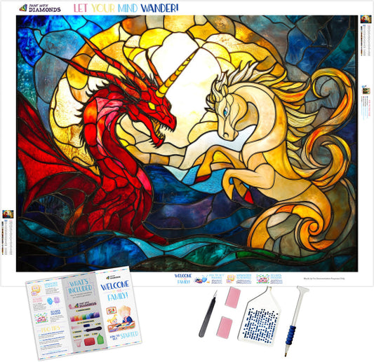 Dragon and Unicorn Duel