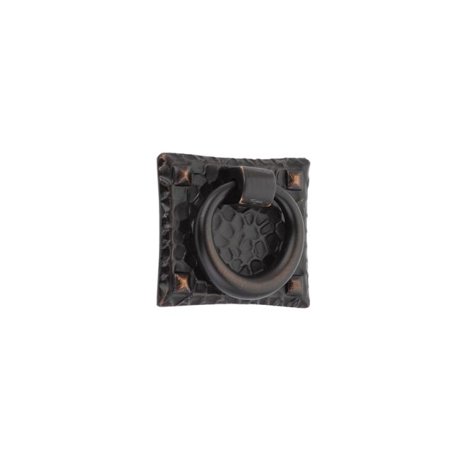Emtek Hammered Ring Cabinet Pull 1-3/4" X 1-1/2" Emtek