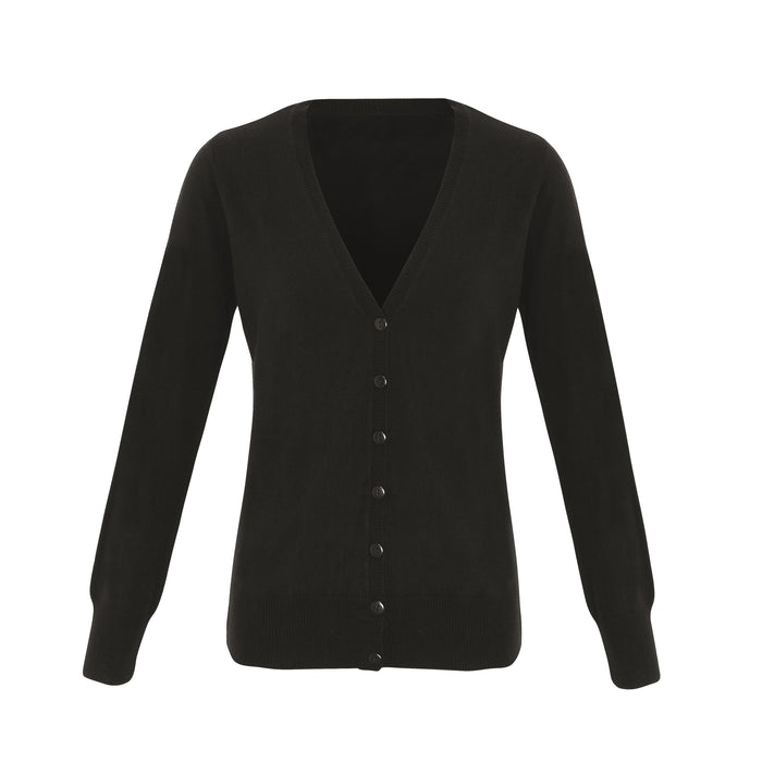 Essential Lady's V-Neck Cardigan Acrylic
