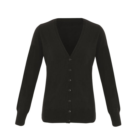 Essential Lady's V-Neck Cardigan Acrylic