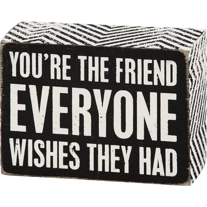 Everyone Wishes Box Sign