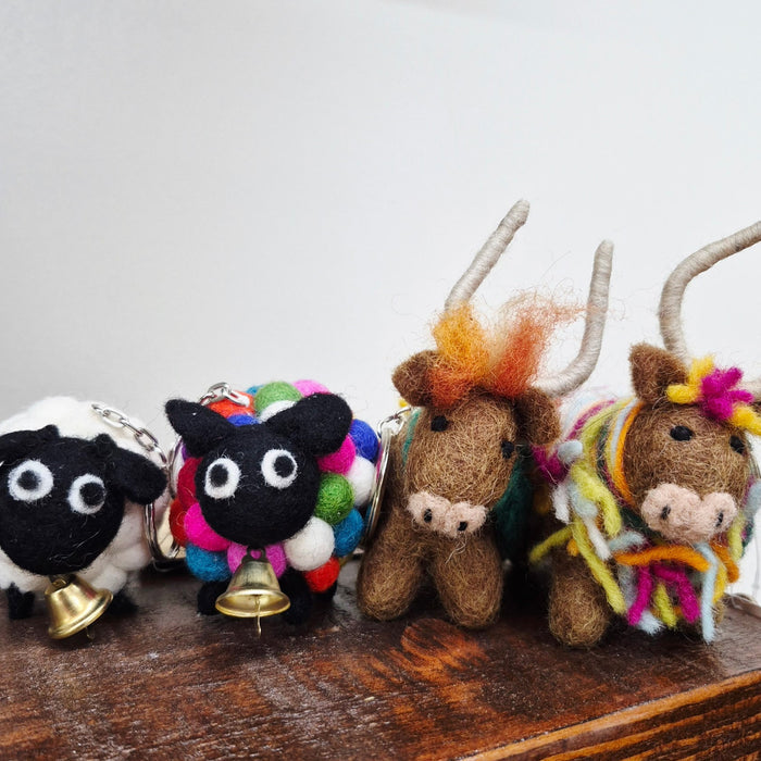Farm Animal Keychains