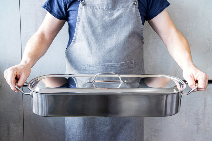 Fish Kettle With Rack S/S 60cm Long