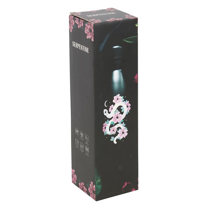 floral snake reusable water bottle presented boxed ready for gifting
