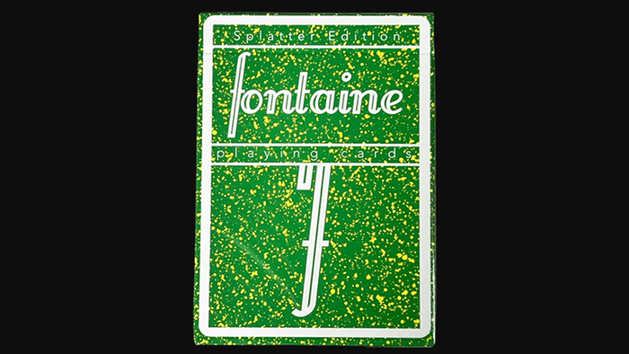 PlayingCardDecks.com-Fontaine Fantasies Splatter Playing Cards USPCC