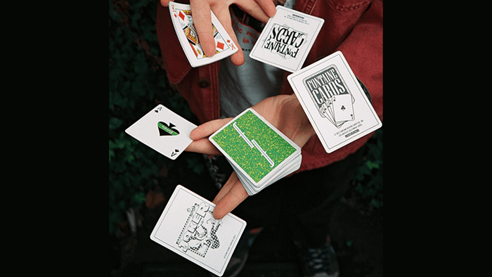 PlayingCardDecks.com-Fontaine Fantasies Splatter Playing Cards USPCC