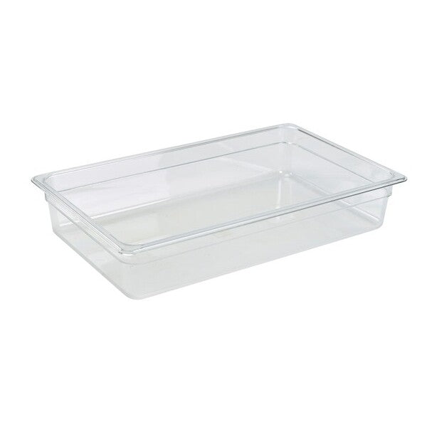 Food Pan Gastronorm Polycarbonate GN1/1 53cm X 32.5cm X 10cm Deep