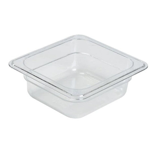 Food Pan Gastronorm Polycarbonate GN1/6 17.6cm X 16.2cm X 6.5cm Deep