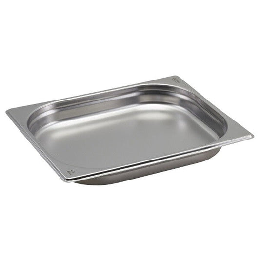 Food Pan Gastronorm S/S GN1/2 32.5cm X 26.5cm X 4cm Deep