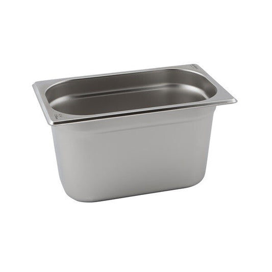 Food Pan Gastronorm S/S GN1/4 26cm X 16cm X 15cm Deep