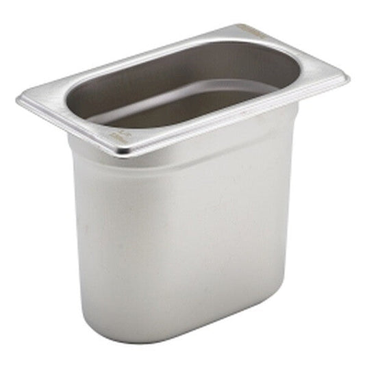 Food Pan Gastronorm S/S GN1/9 1/9 17.6cm X 10.8cm X 15cm Deep
