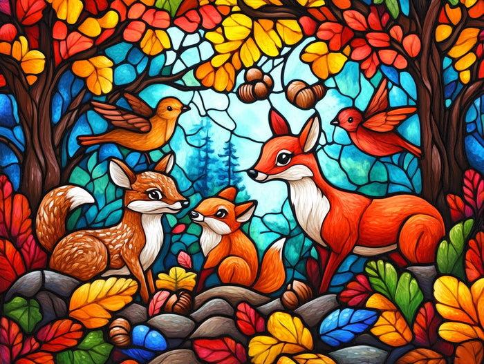 Forest Animals in Autumn
