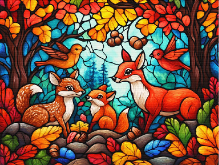 Forest Animals in Autumn