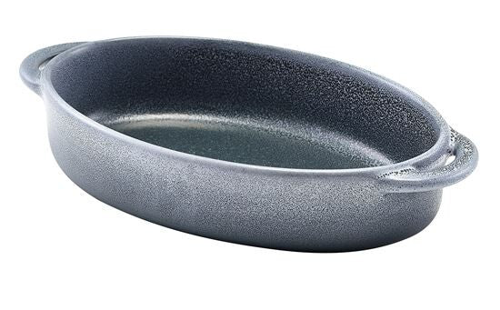 Forge Graphite Stoneware Oval Dish 17.5 x 11.5 x 4cm (Box Of 6)