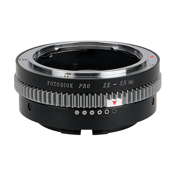 Fotodiox Pro Lens Mount Adapter - Mamiya 35mm (ZE) Lens to Sony A-Mount (Minolta AF) Cameras