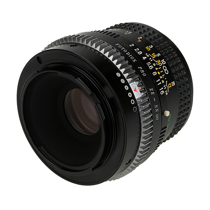 Fotodiox Pro Lens Mount Adapter - Mamiya 35mm (ZE) Lens to Sony A-Mount (Minolta AF) Cameras