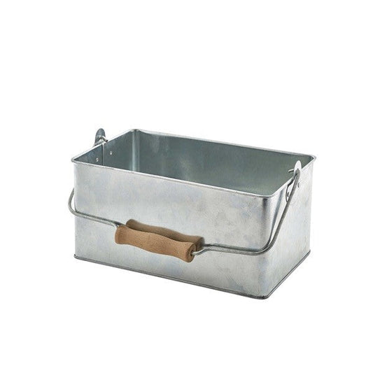 Galvanised Steel Table Caddy 24.5cm x 15.5cm x 12.5cm