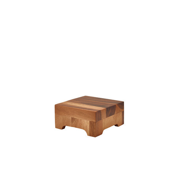 Genware Acacia Wood Display Block 21 x 10cm