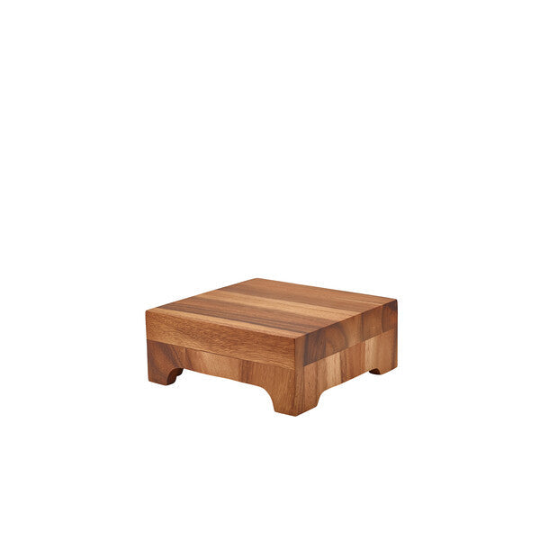 Genware Acacia Wood Display Block 25 x 10cm
