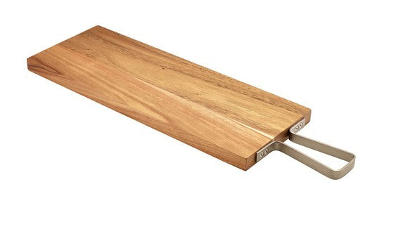 Genware Acacia Wood Paddle Board 50cm x 15cm x 2cm