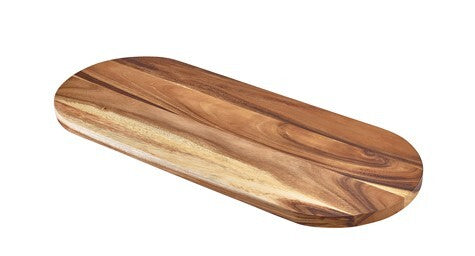 Genware Acacia Wood Plinth 80cm x 32cm