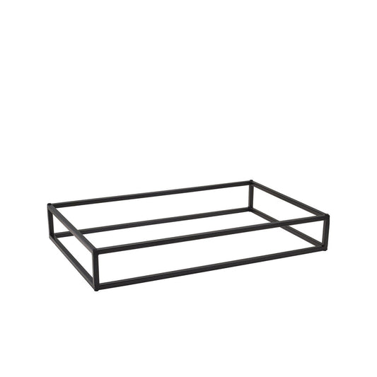Genware Black GN 1/1 Riser 8cm (H)