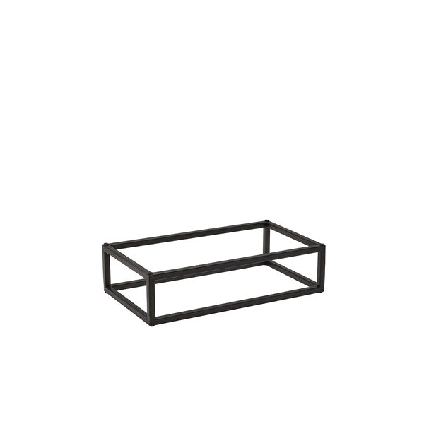 Genware Black GN 1/3 Riser 8cm (H)