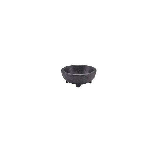 Genware Black Polypropylene Mexican Mortar Bowl 7Cl/ 2.5Oz (Box Of 12)