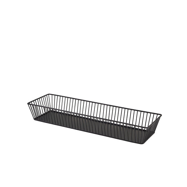 Genware Black Wire Display Basket GN 2/4