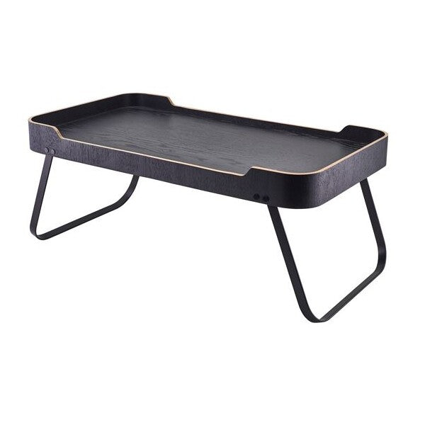 Genware Black Wood Veneer Room Service Tray 59 x 30 x 23cm
