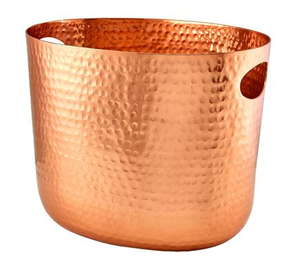 Genware Copper Aluminium Hammered Wine Bucket 30.5cm