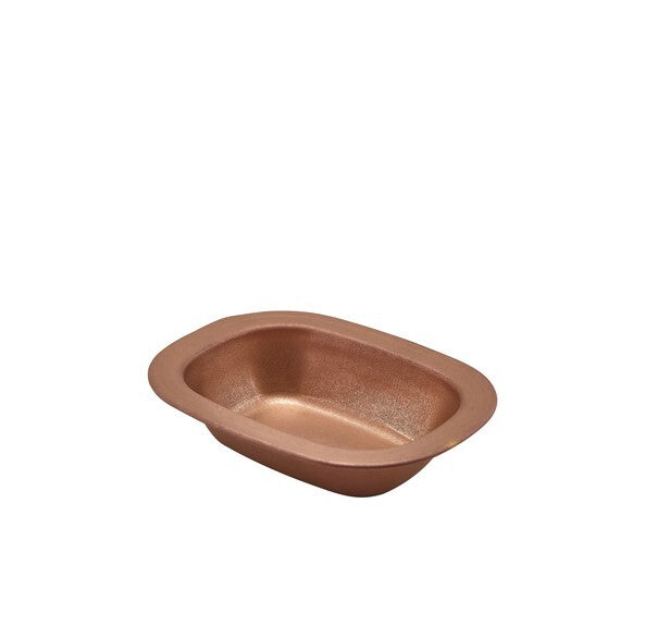 Genware Copper Vintage Steel Pie Dish 16cm (Box Of 12)