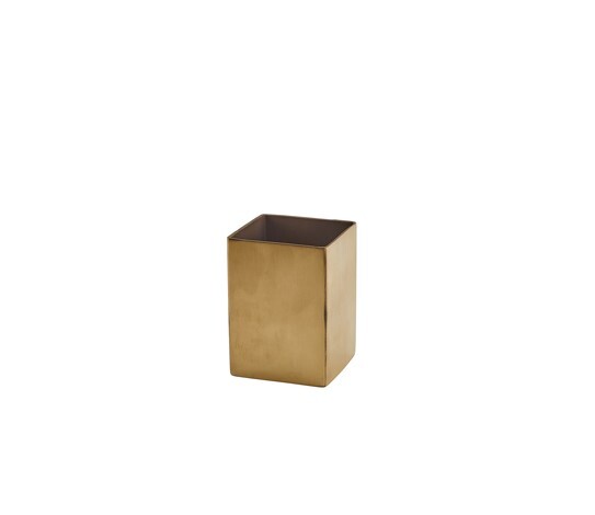 Genware Gold Plated Stainless Steel Sachet Holder 5 x 6.8cm (Box Of 12)