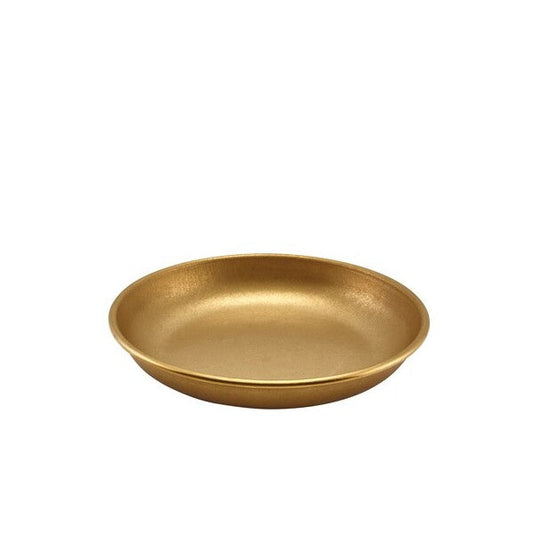 Genware Gold Vintage Steel Coupe Plate 20m (Box Of 12)