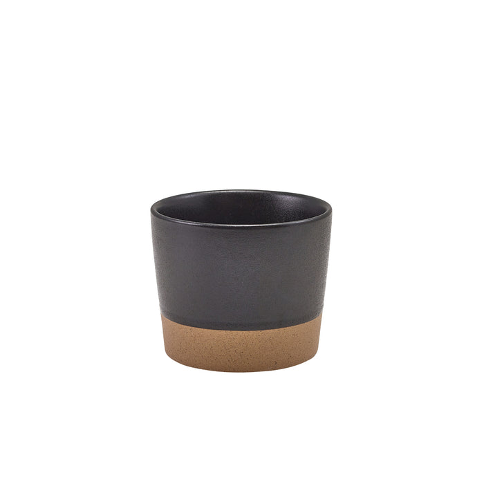 Genware Kava Black Stoneware Chip Cup 9 x 7.4cm (Box Of 6)