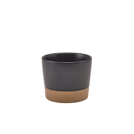 Genware Kava Black Stoneware Chip Cup 9 x 7.4cm (Box Of 6)