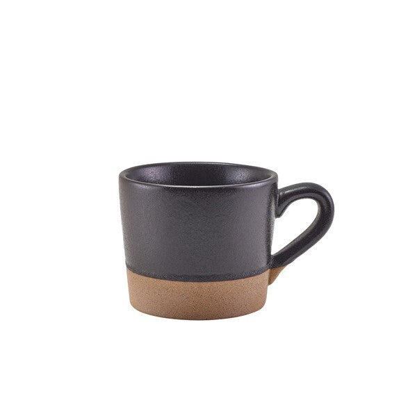 Genware Kava Black Stoneware Coffee Cup 28.5cl/ 10oz (Box Of 6)
