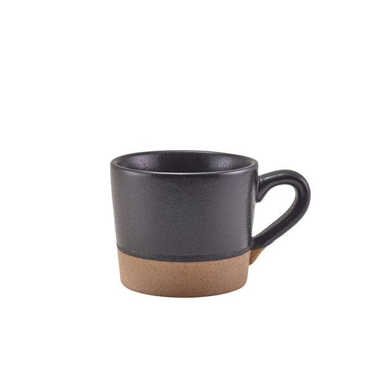 Genware Kava Black Stoneware Coffee Cup 28.5cl/ 10oz (Box Of 6)