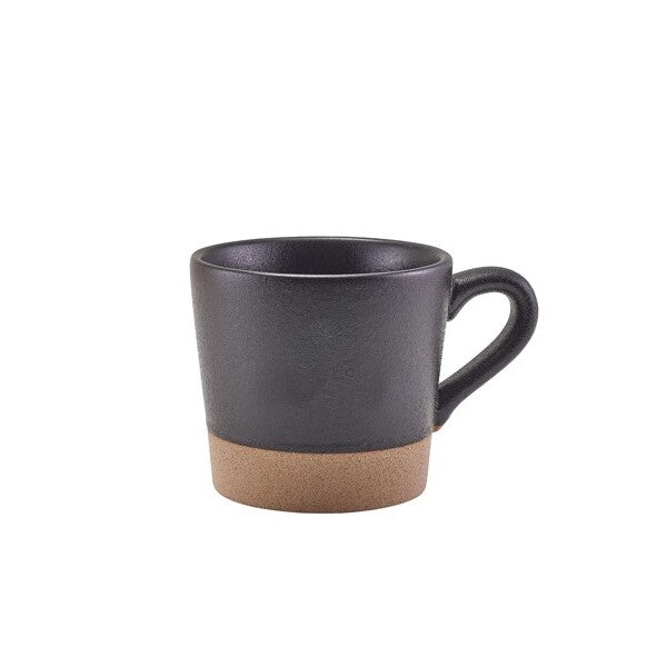 Genware Kava Black Stoneware Coffee Cup 34cl/ 12oz (Box Of 6)