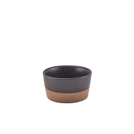 Genware Kava Black Stoneware Ramekin 7.5cl/ 2.5oz (Box Of 12)