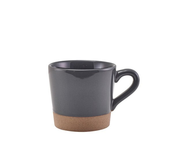 Genware Kava Dark Grey Stoneware Coffee Cup 34cl/ 12oz (Box Of 6)