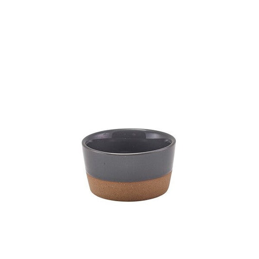 Genware Kava Dark Grey Stoneware Ramekin 7.5cl/ 2.5oz (Box Of 12)