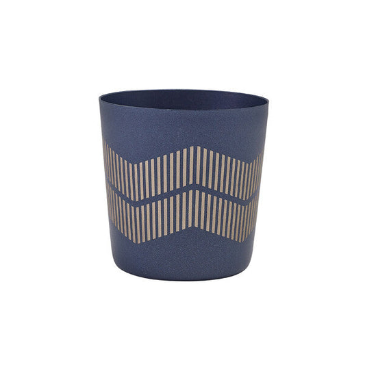 Genware Metallic Blue Lined Serving Cup 8.5 x 8.5cm (Box Of 12)
