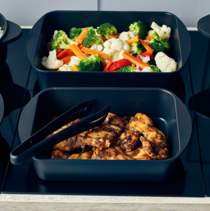 Genware Non-Stick Cast Aluminium Roaster 35 x 22cm