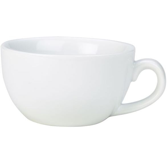 Genware Porcelain Bowl Shaped Cup 20cl / 7oz (Box Of 6)