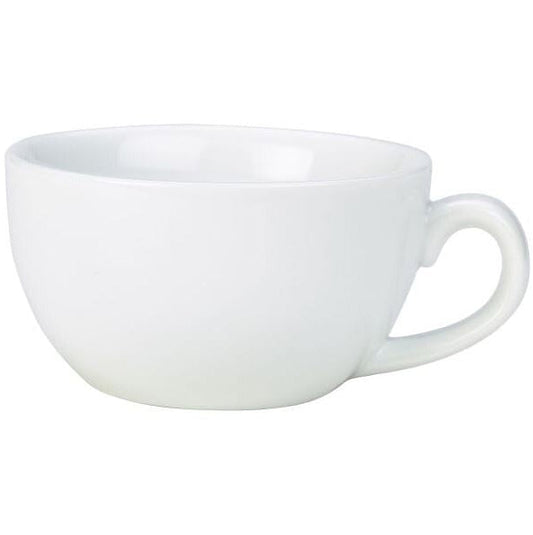 Genware Porcelain Bowl Shaped Cup Large 34cl / 11.96oz (Box Of 6)